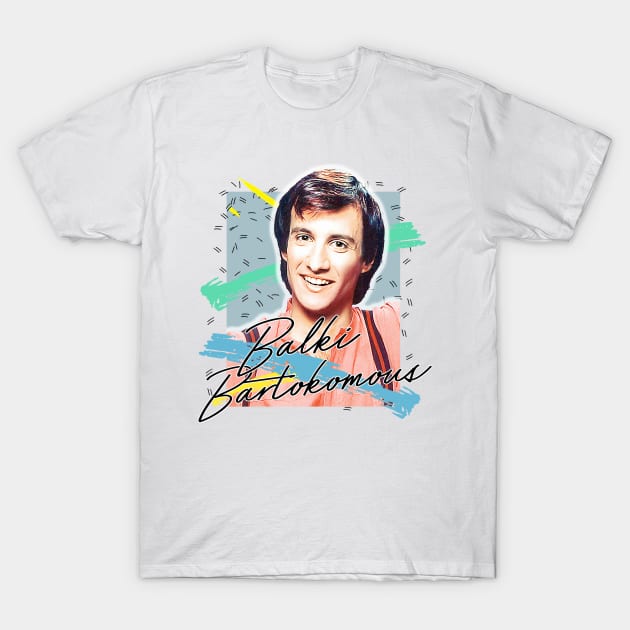 Balki Bartokomous / 1980s Aesthetic Fan Art Design T-Shirt by DankFutura